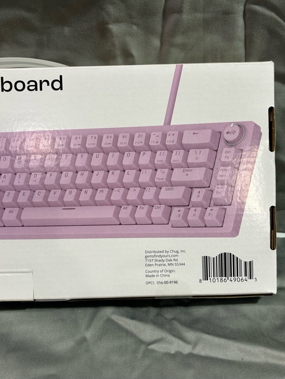Compact Mechanical Keyboard - Pink - Picture 4 of 6